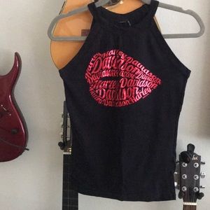 Harley-Davidson hit lips tank. Size small. EUC
